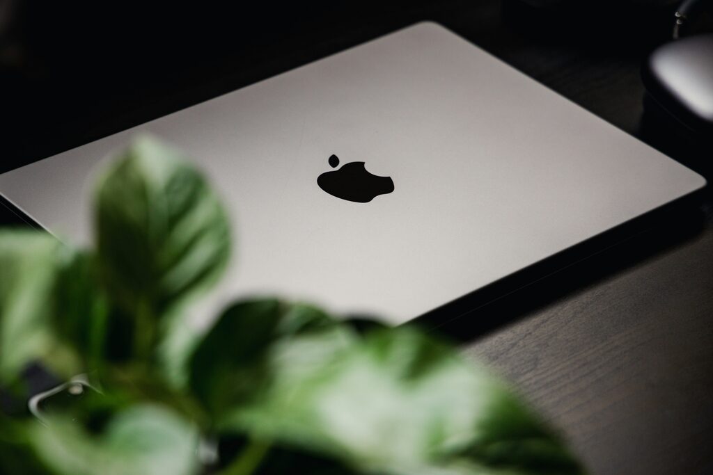 MacBook close up